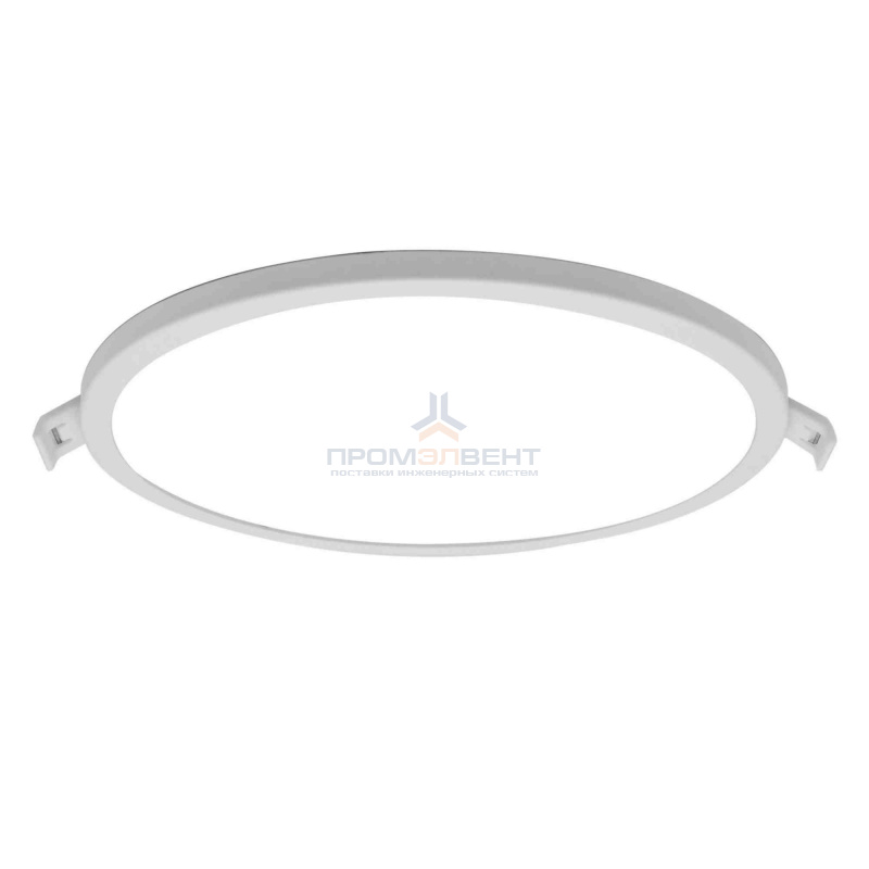 06-22 Светодиодная панель встраиваемая круглая 220В, 18Вт, CRI:80Ra, 1440Лм, Ф 170/155 мм,  алюминиевый корпус, изолированный драйвер, 4500К