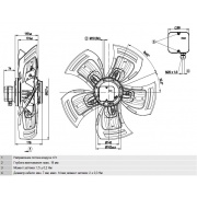 Вентилятор Ebmpapst A4D630-AH01-01 осевой