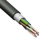 Кабель силовой ВВГнг(А)-FRLSLTХ (180) 5х1,5 ок огнестойкий (Конкорд)