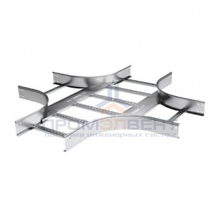 Х-ответвитель 80х500 R300, цинк-ламельный