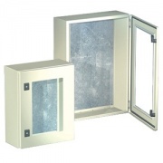 Навесной шкаф CE, с прозрачной дверью, 600 x 600 x 250мм, IP55
